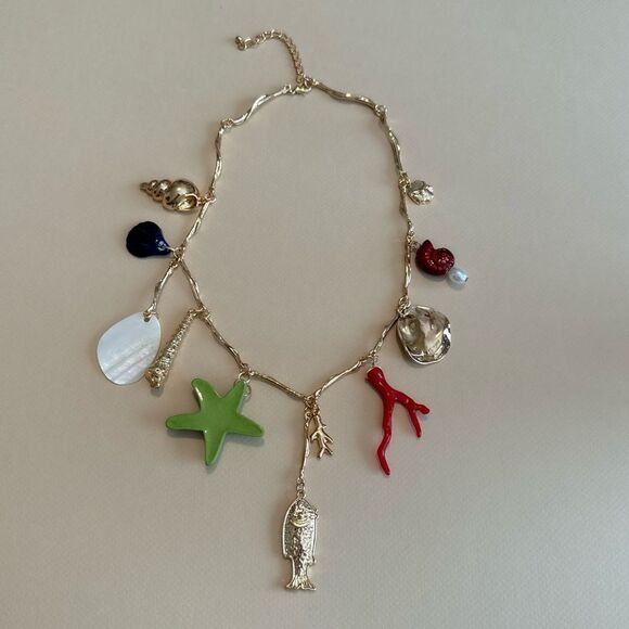 Boho charm necklace N1021 - Picture 2 of 5